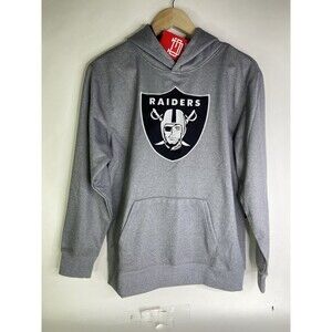 Las Vegas Raiders Ultra Game NFL Gray Hoodie Sweatshirt Kids Boys Girls 18-20